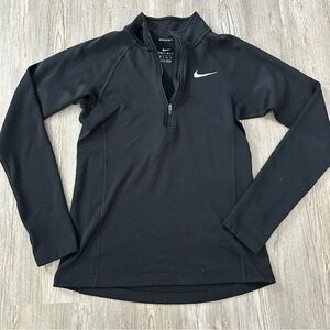 Nike Black Half-Zip Dri-FIT Top